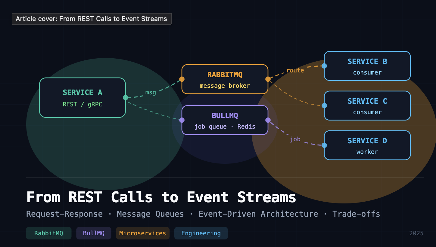 From REST Calls to Event Streams: How I Stopped Fighting My Microservices and Started Designing Them