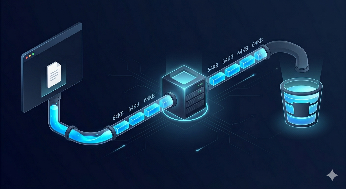 Stop Buffering File Uploads. Here's What Streaming Actually Does to Your Memory.